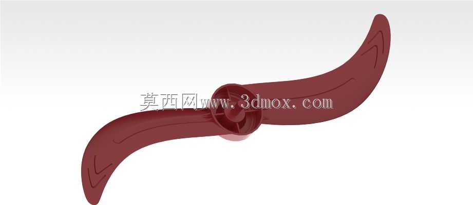 2个翼扇叶片10英寸254mm,带注塑模具