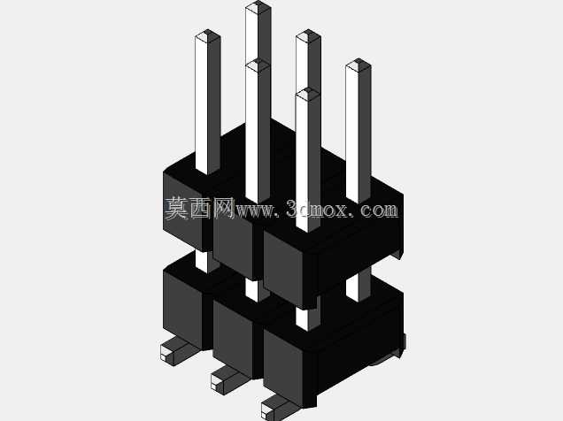 Burg带双排SMD 13.5mm接触高度