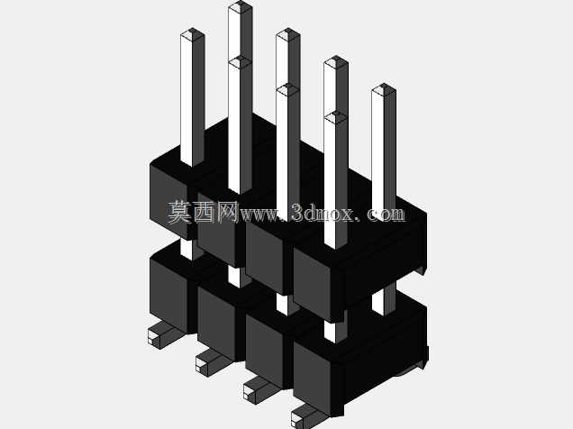 Burg带双排SMD 13.5mm接触高度
