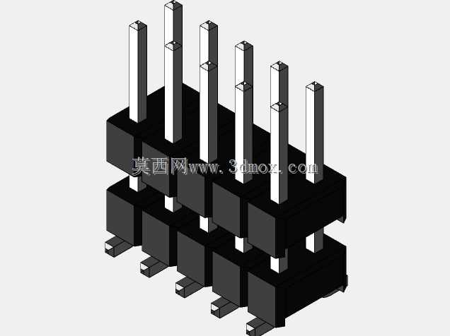 Burg带双排SMD 13.5mm接触高度