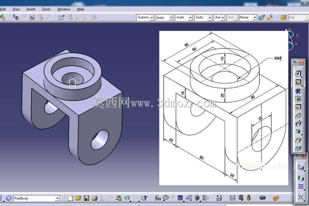 CATIA V5-���������ƽ̳���ϰ1 |��ѧ��| cadtech mahi