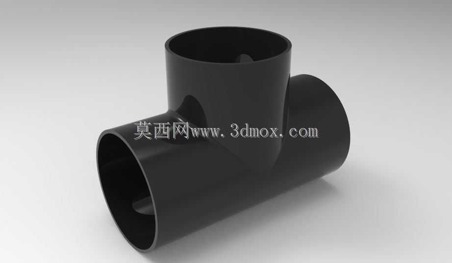 PVC 90度三通管接头弯头