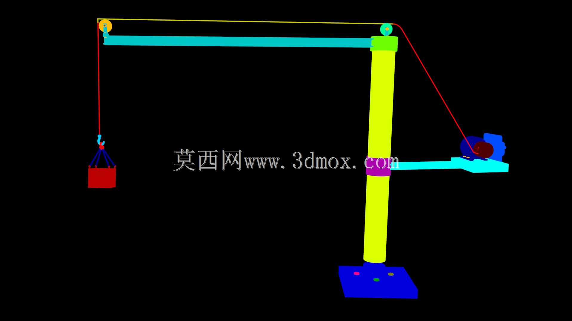 机械起重机模型
