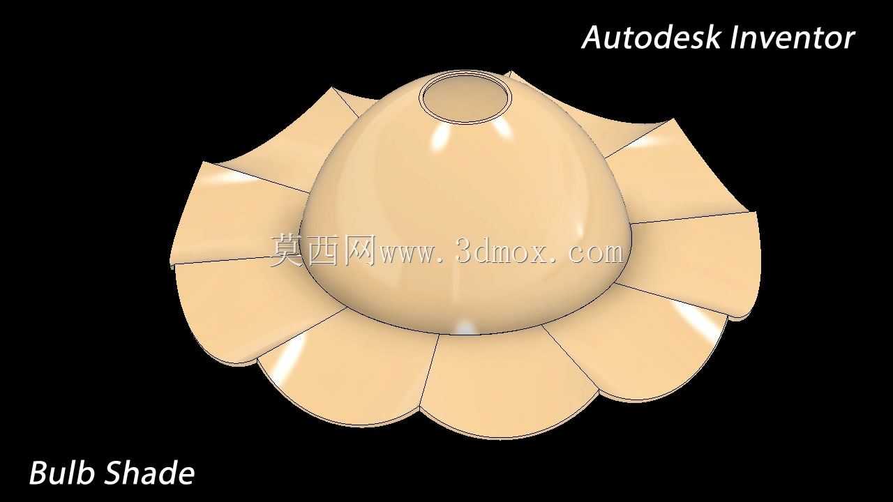 灯泡灯罩(Autodesk Inventor教程)