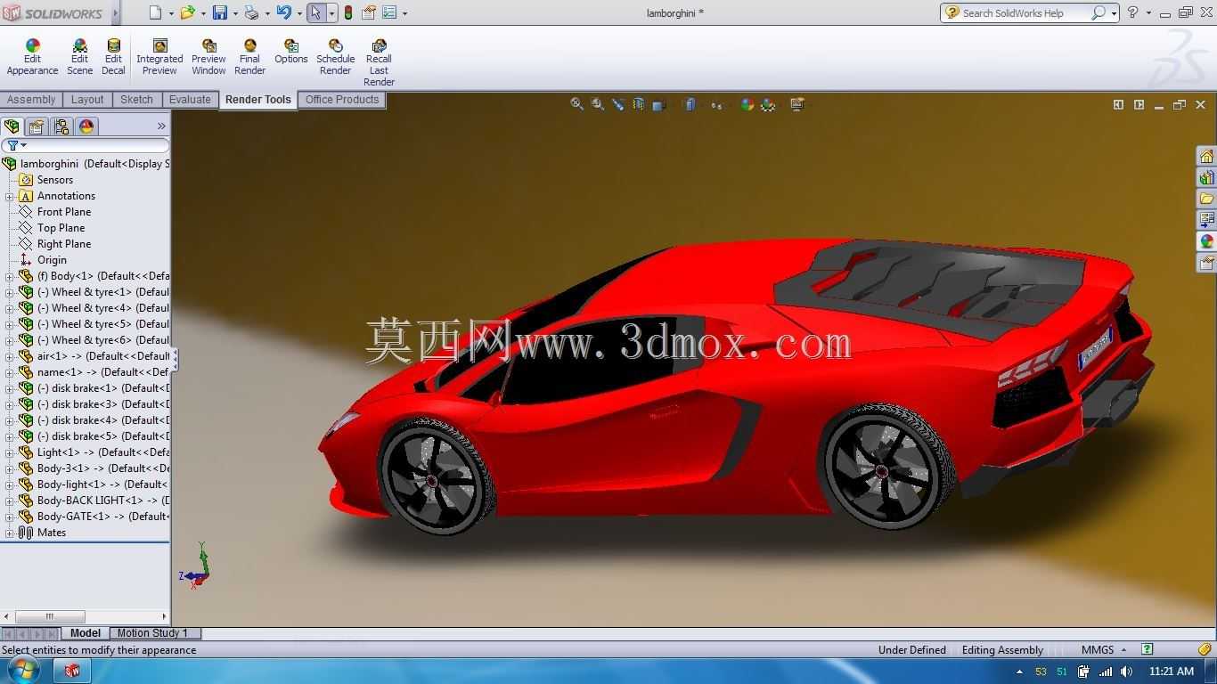 solidworks��Ƶ���������Aventador�����˽����