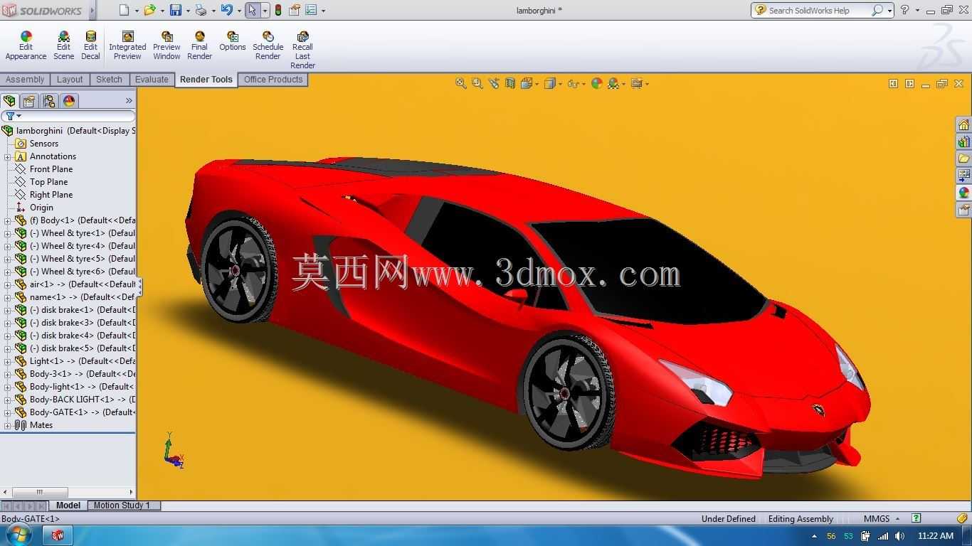 solidworks��Ƶ���������Aventador�����˽����