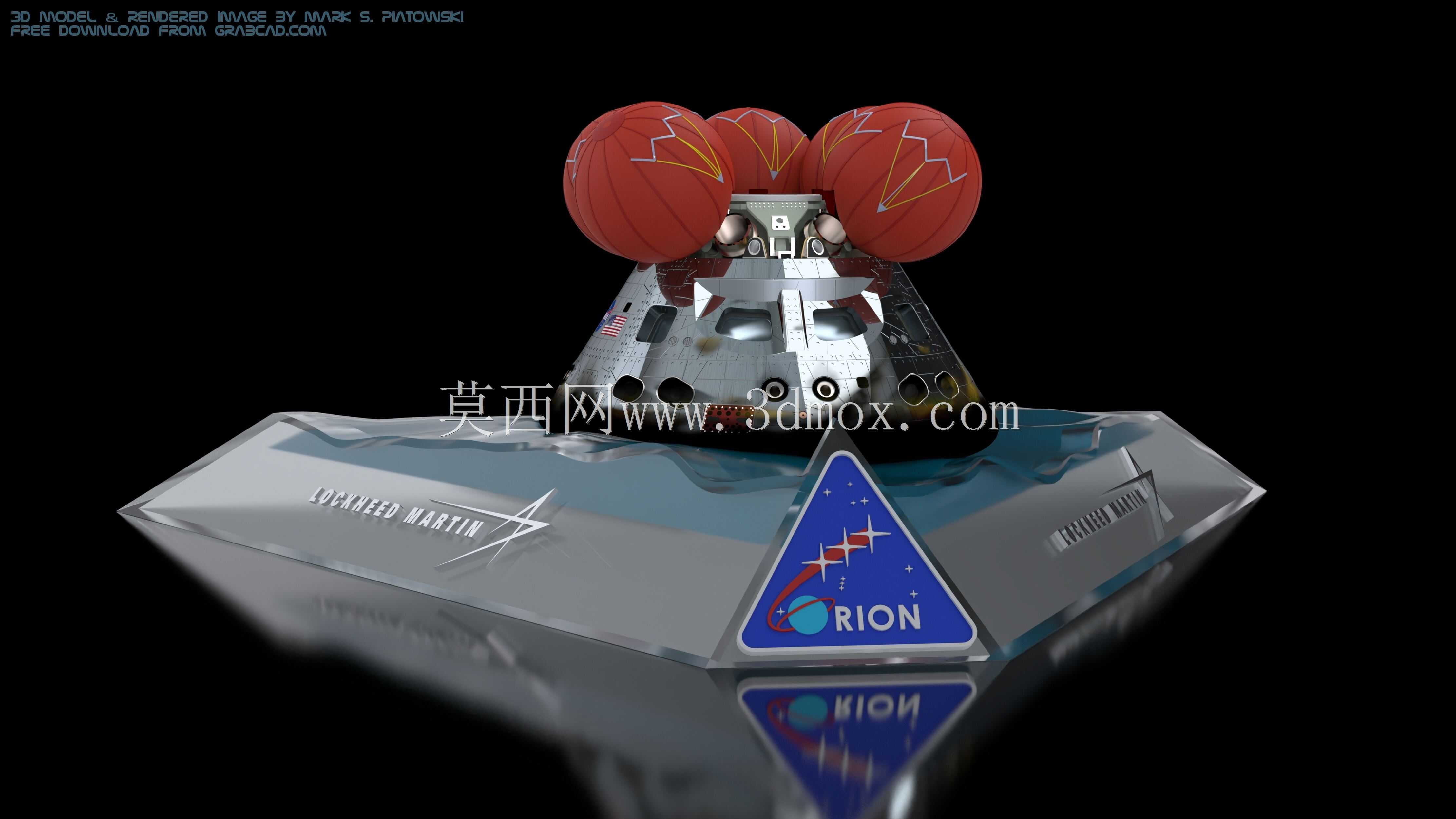 1:18比例——LM“ARTEMIS-1”猎户座机组模型(STL/STP/IGS)