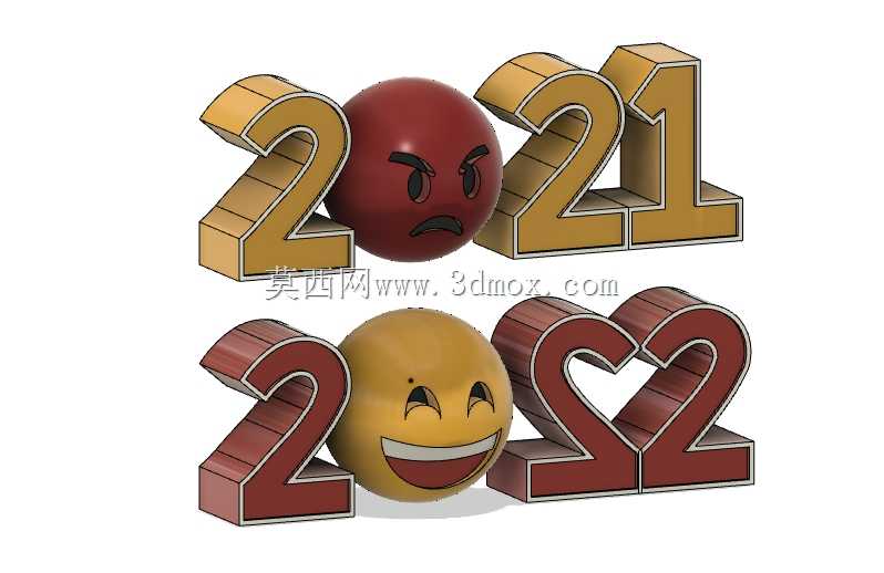 2022年新年快乐-表情符号-表情符号