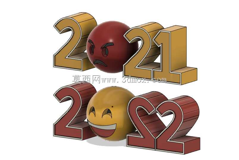 2022年新年快乐-表情符号-表情符号