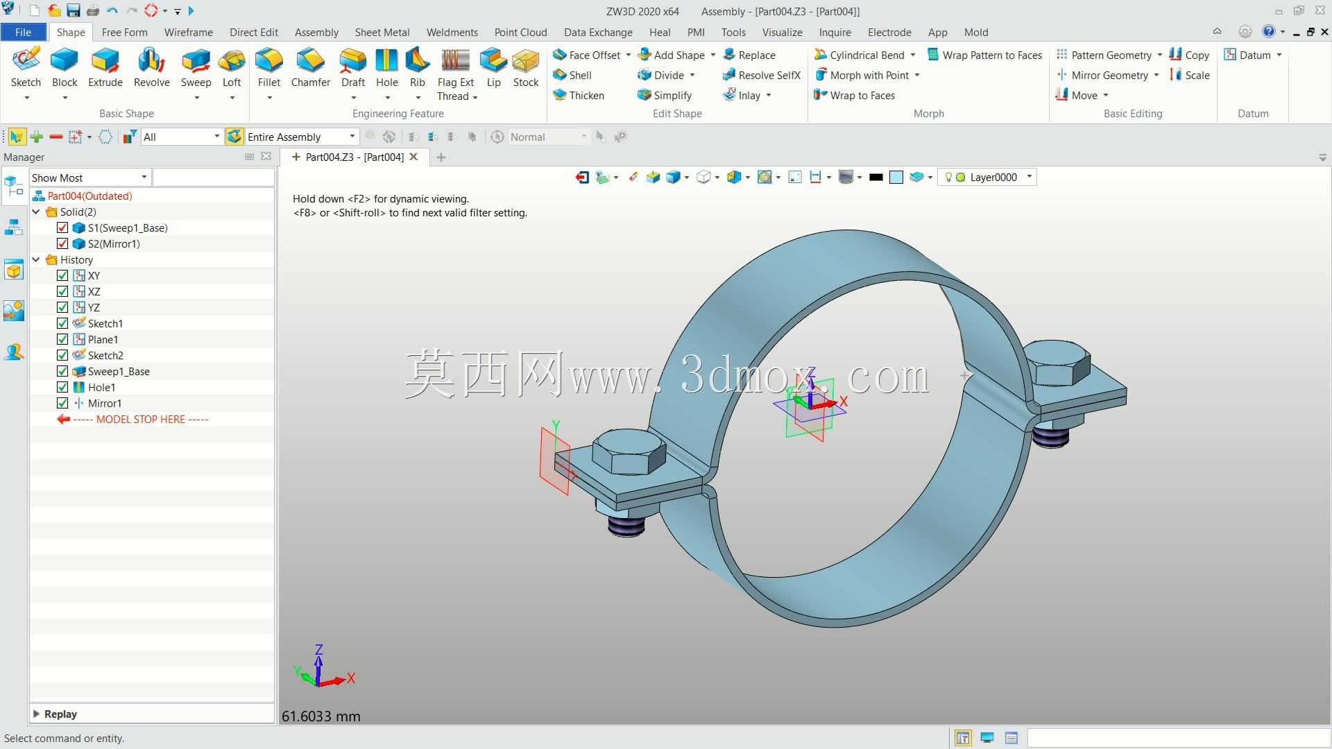 ZW3DU�о߽̳�