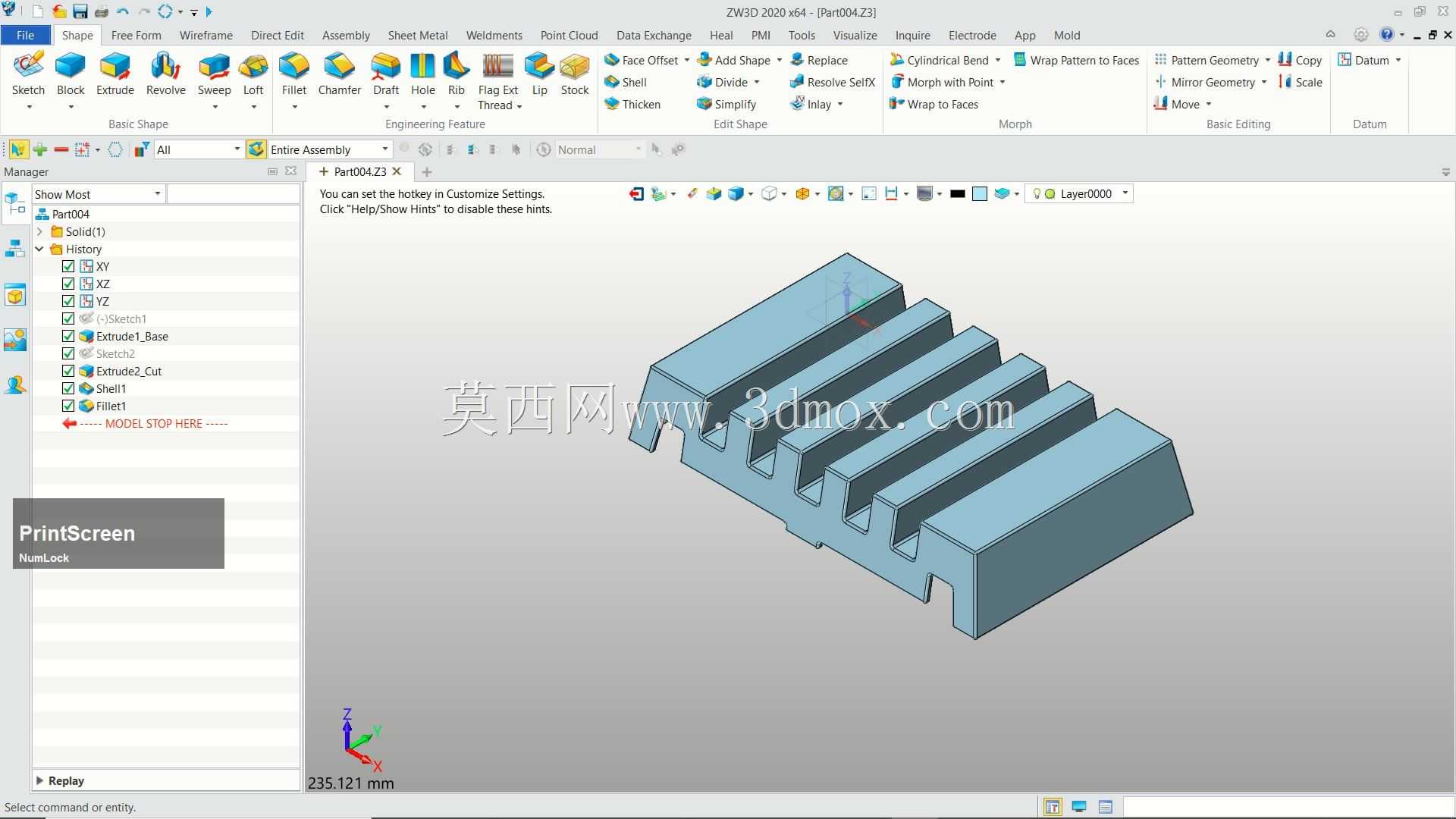 ZW3D���֧��