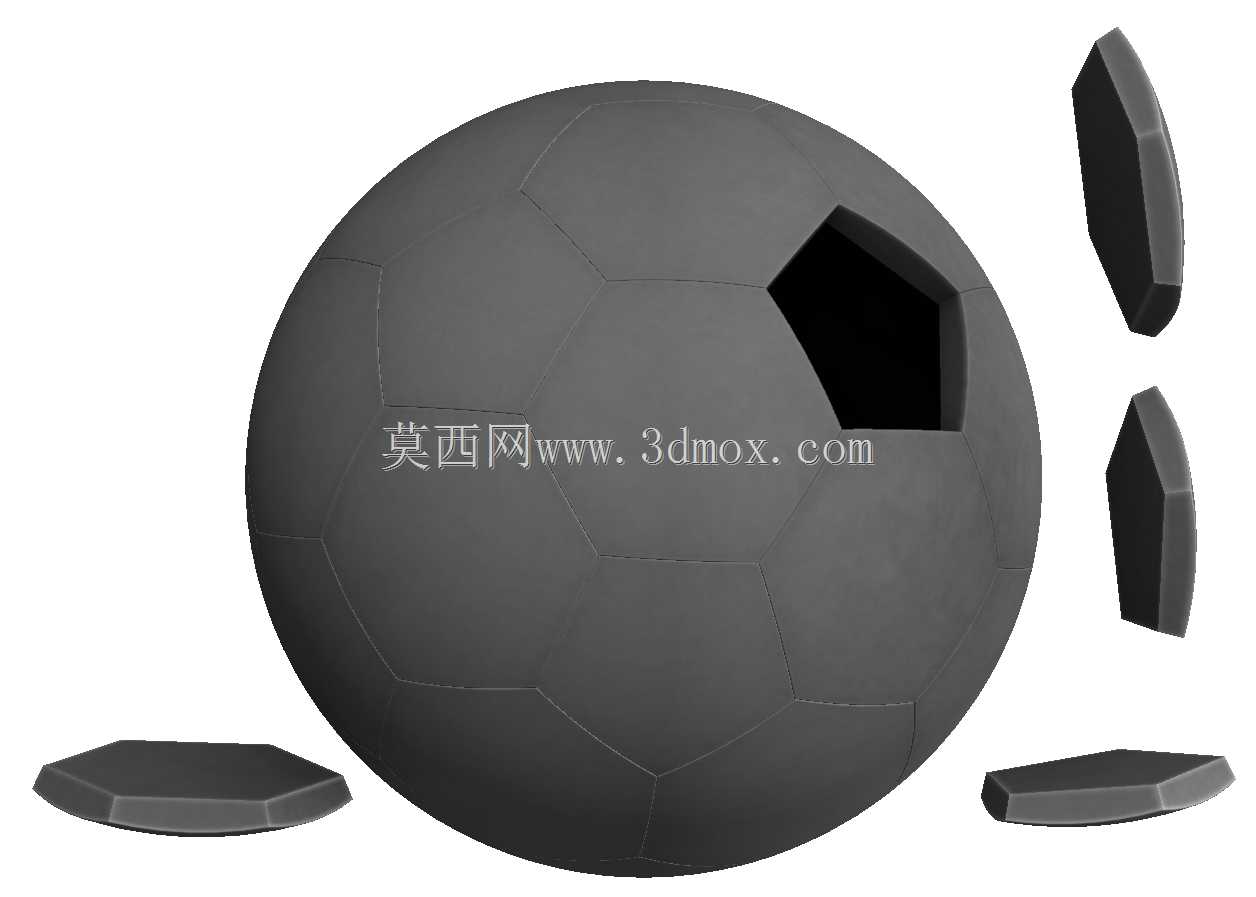 真正的大球足球3D拼图