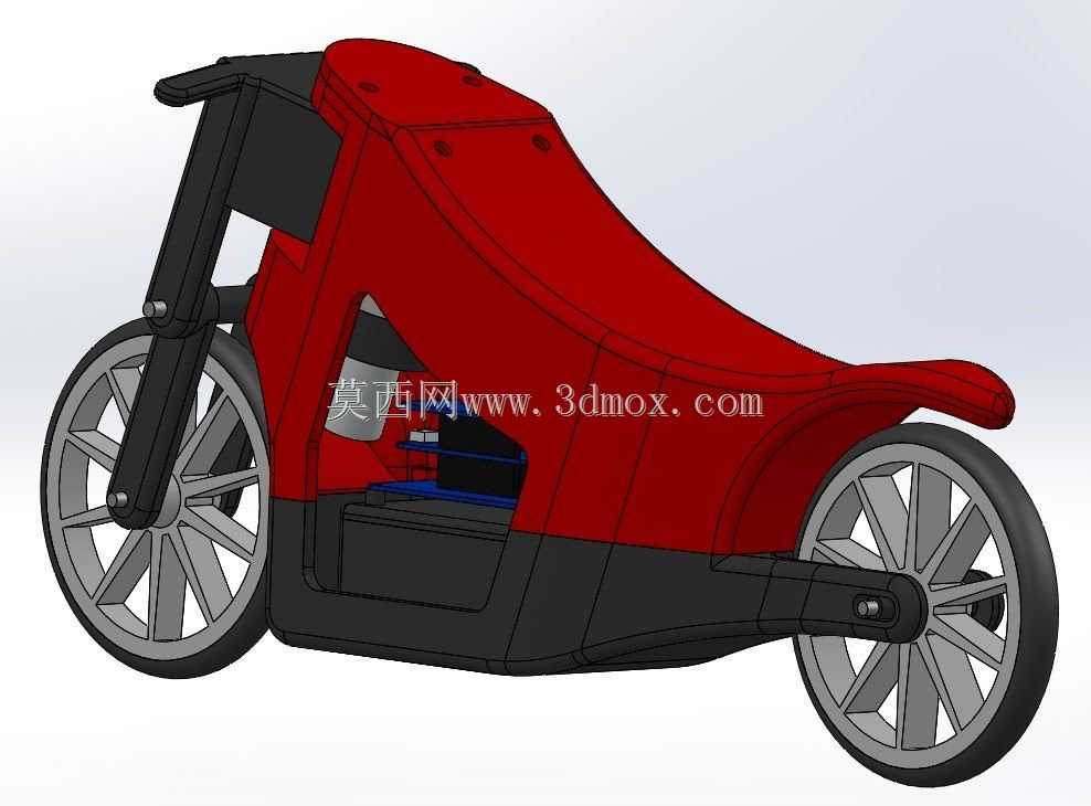自平衡摩托车-STL和SolidWorks文件