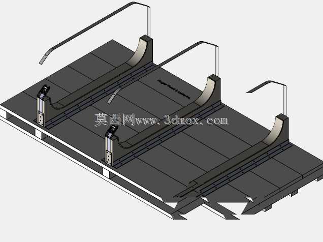 渔船升降面模型