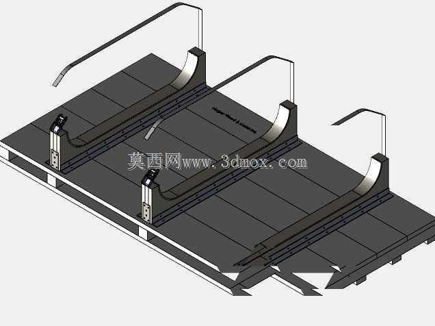 渔船升降面模型
