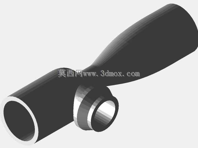 气动文丘里泵。3D打印友好