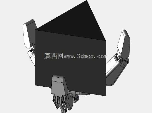 复杂三爪夹持器