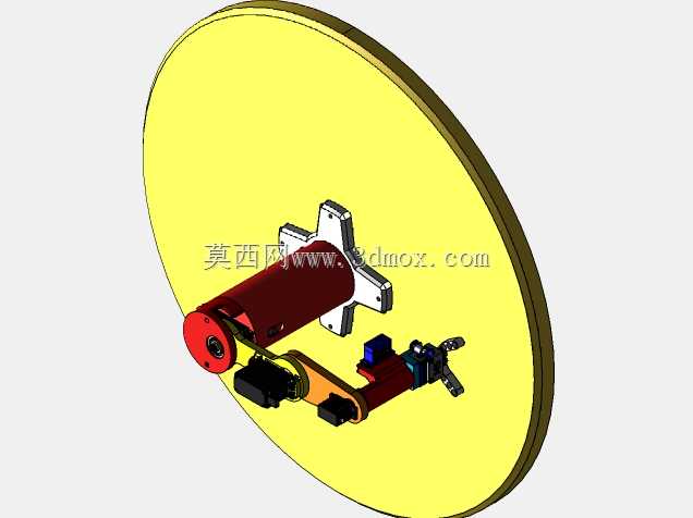 微型机器人scara MG995和M5夹持器。