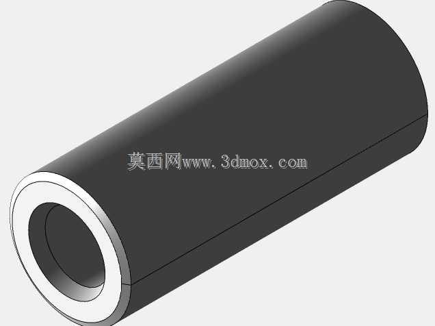 圆柱形垫片穿过无螺纹5.3 x 10 mm