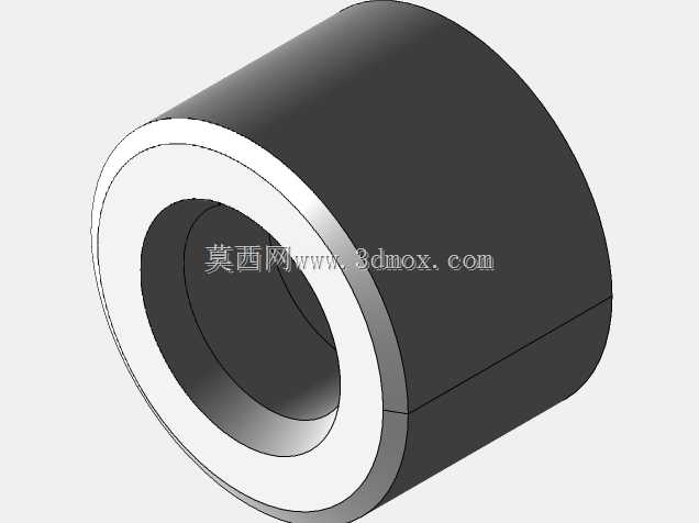 圆柱形垫片穿过无螺纹5.3 x 10 mm