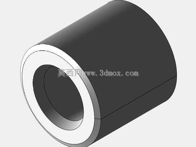 圆柱形垫片穿过无螺纹5.3 x 10 mm