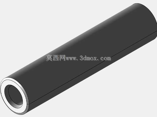 圆柱形垫片穿过无螺纹5.3 x 10 mm