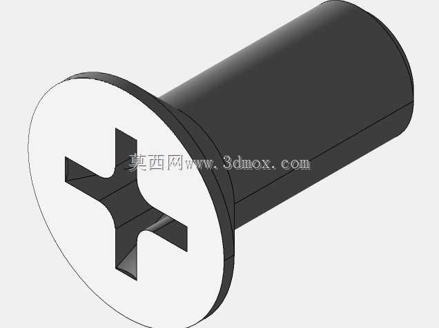 十字槽十字沉头平头螺钉M8
