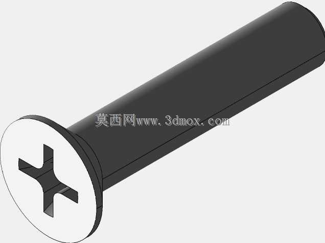 十字槽十字沉头平头螺钉M4
