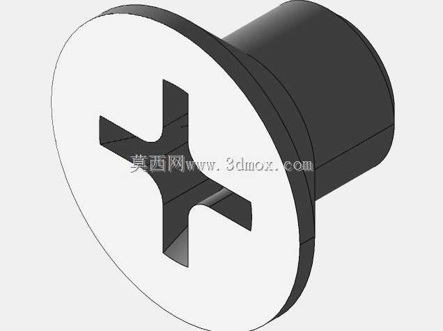 十字槽十字沉头平头螺钉M4