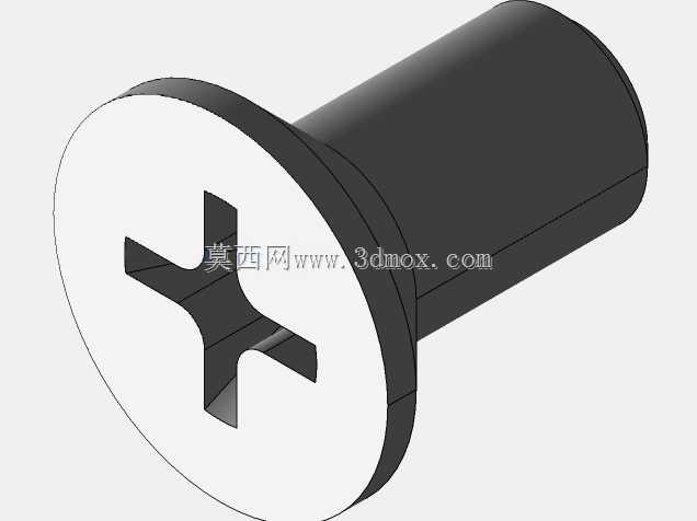 十字槽十字沉头平头螺钉M2。5.