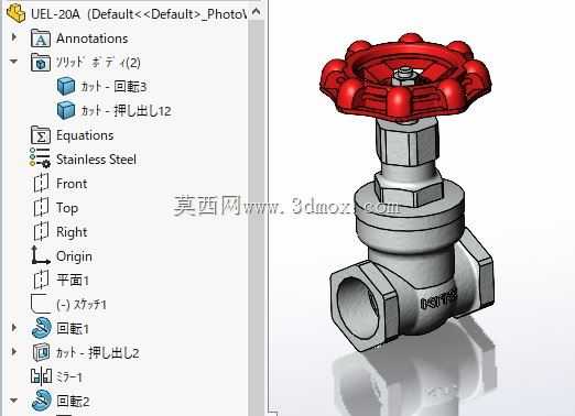 闸阀3/4