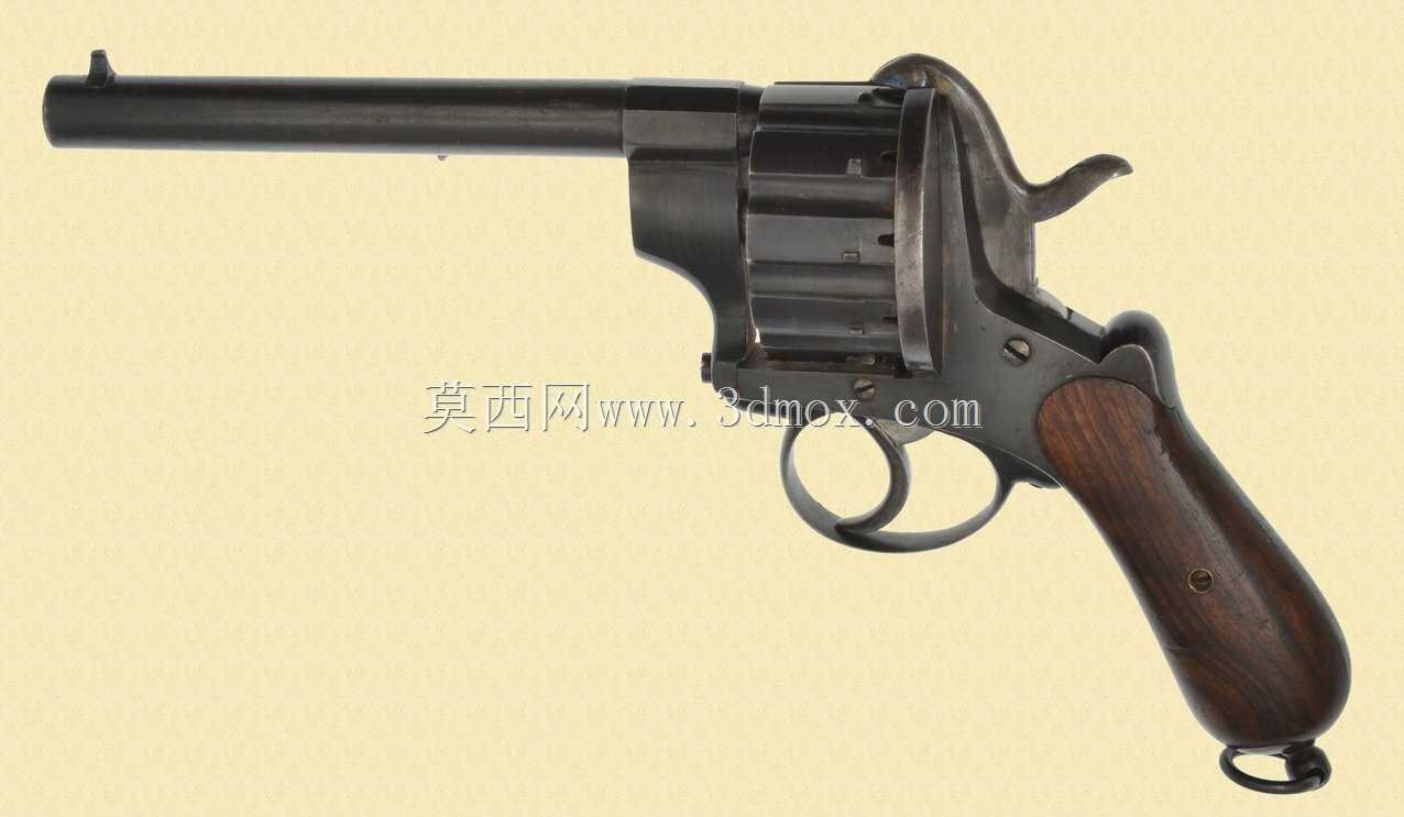 Lefaucheux M1858������10��Բ��ǹ�ܣ�3D�ɴ�ӡ��ʾǹ��