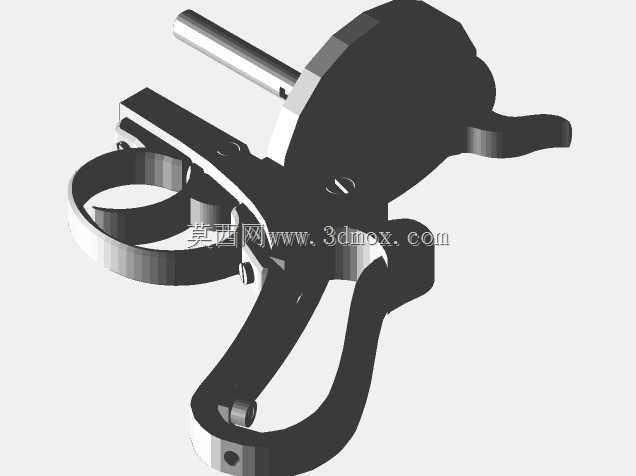 Lefaucheux M1858������10��Բ��ǹ�ܣ�3D�ɴ�ӡ��ʾǹ��