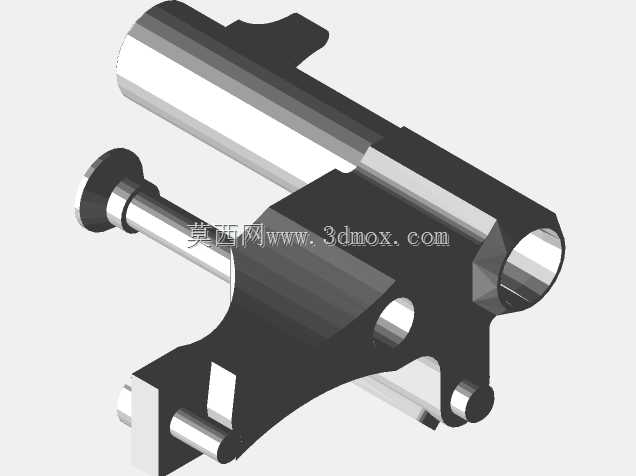 Lefaucheux M1858������10��Բ��ǹ�ܣ�3D�ɴ�ӡ��ʾǹ��