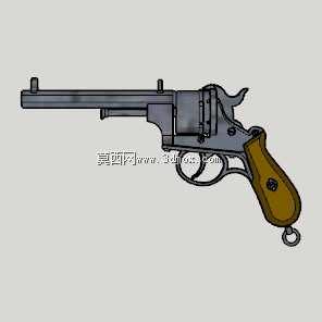 Lefaucheux M1858����֧�����˽�ǹ�ܣ�3D�ɴ�ӡ��ʾǹ��