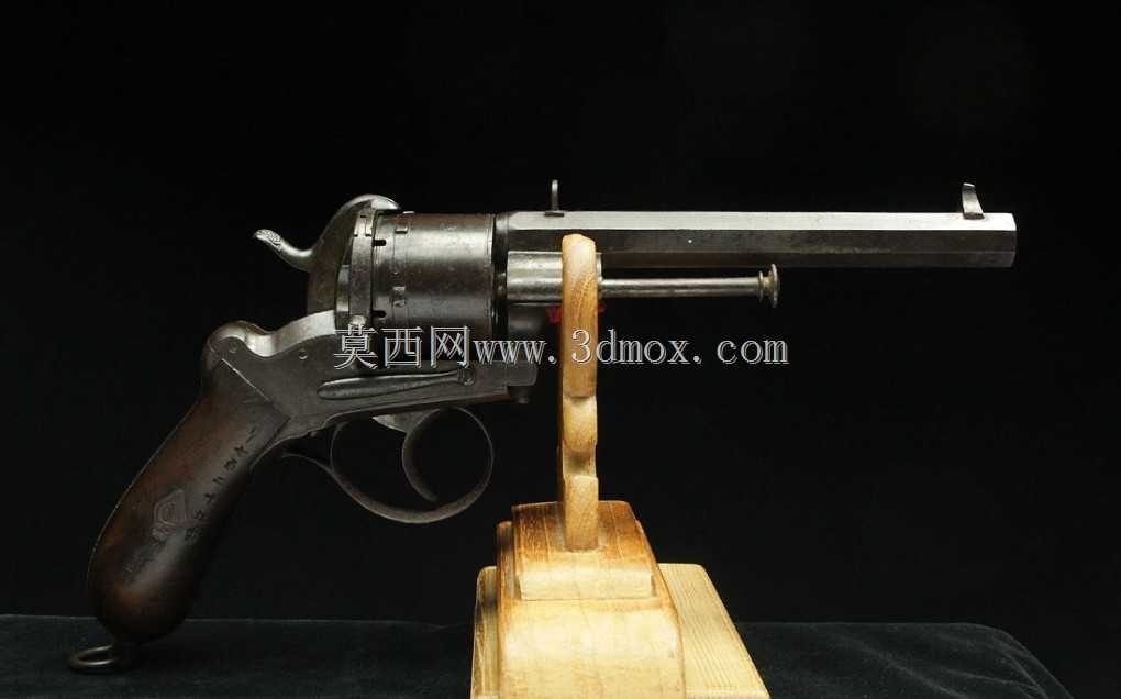 Lefaucheux M1858����֧�����˽�ǹ�ܣ�3D�ɴ�ӡ��ʾǹ��