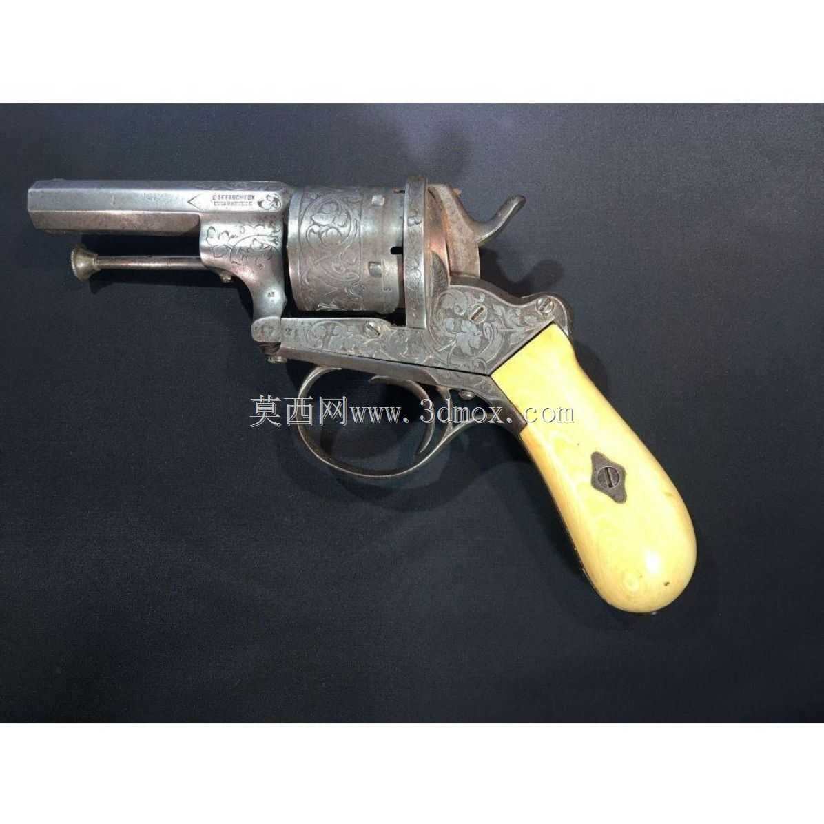Lefaucheux M1858����֧�����˽�ǹ�ܣ�3D�ɴ�ӡ��ʾǹ��
