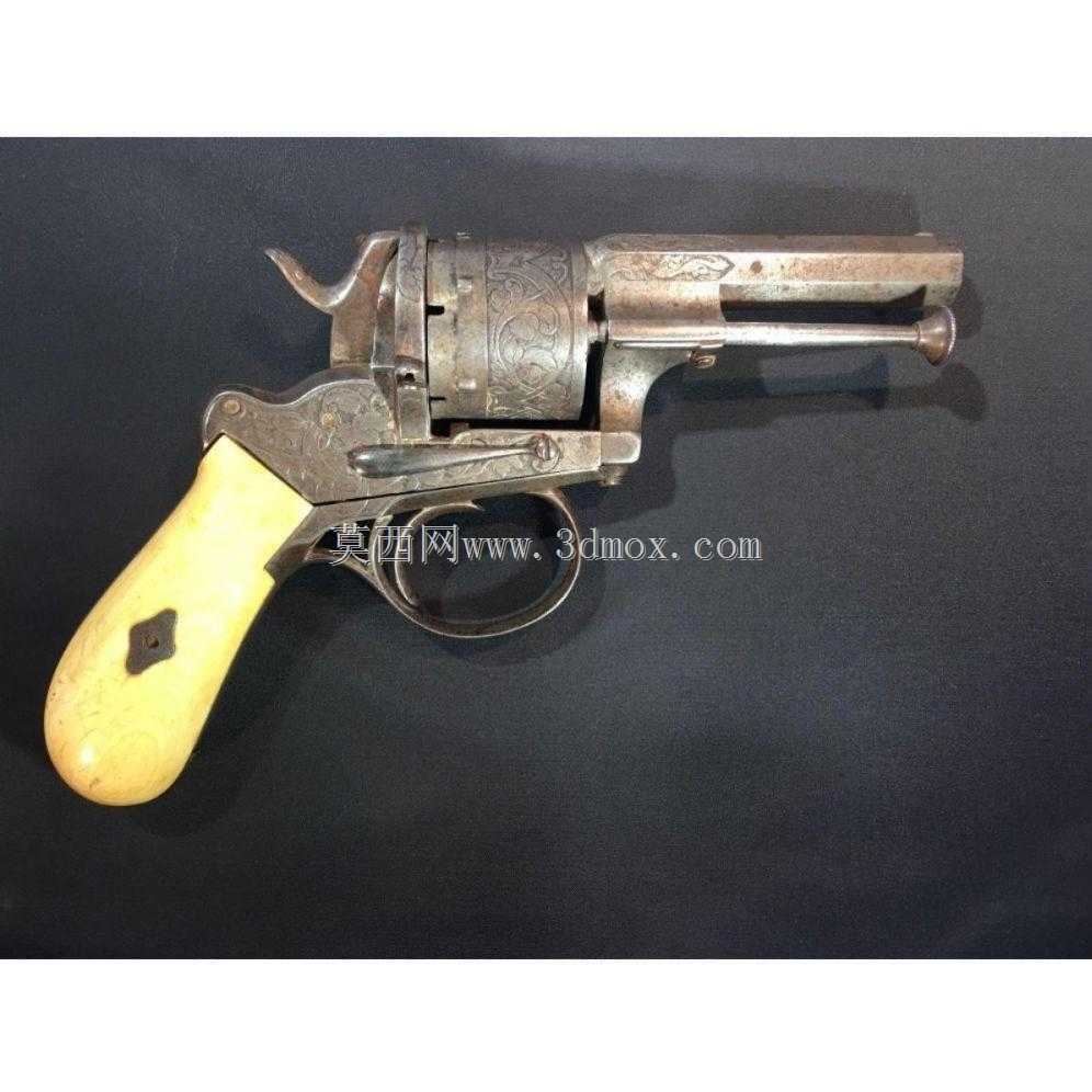 Lefaucheux M1858����֧�����˽�ǹ�ܣ�3D�ɴ�ӡ��ʾǹ��