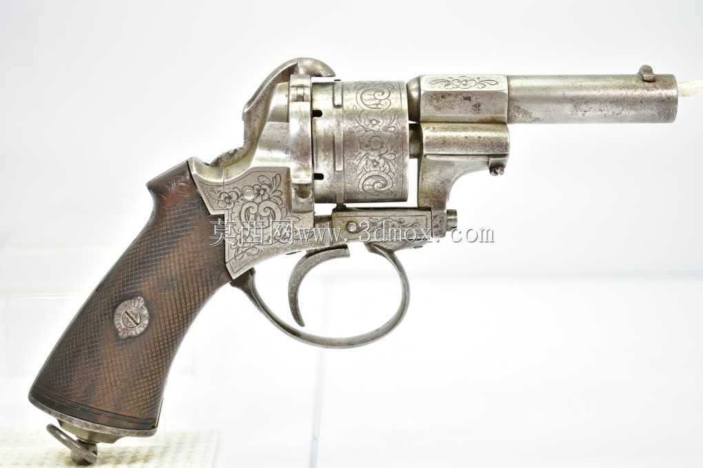 Lefaucheux M1858������6��Բ�ܣ�3D�ɴ�ӡ��ʾǹ��