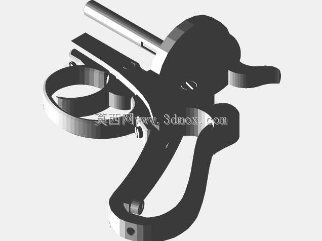 Lefaucheux M1858������6��Բ�ܣ�3D�ɴ�ӡ��ʾǹ��