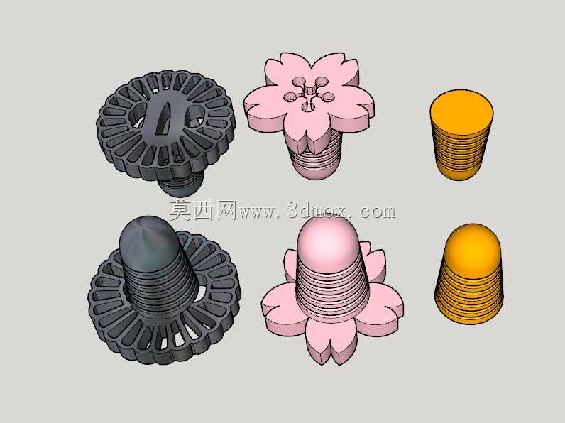 3D打印耳塞(日本传统设计2款)