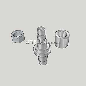 日本车床二级驾照考试3D模型教材