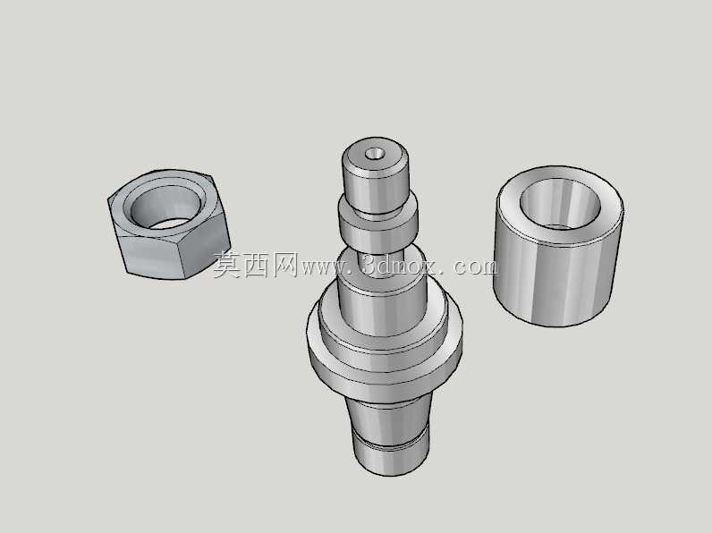 日本车床二级驾照考试3D模型教材