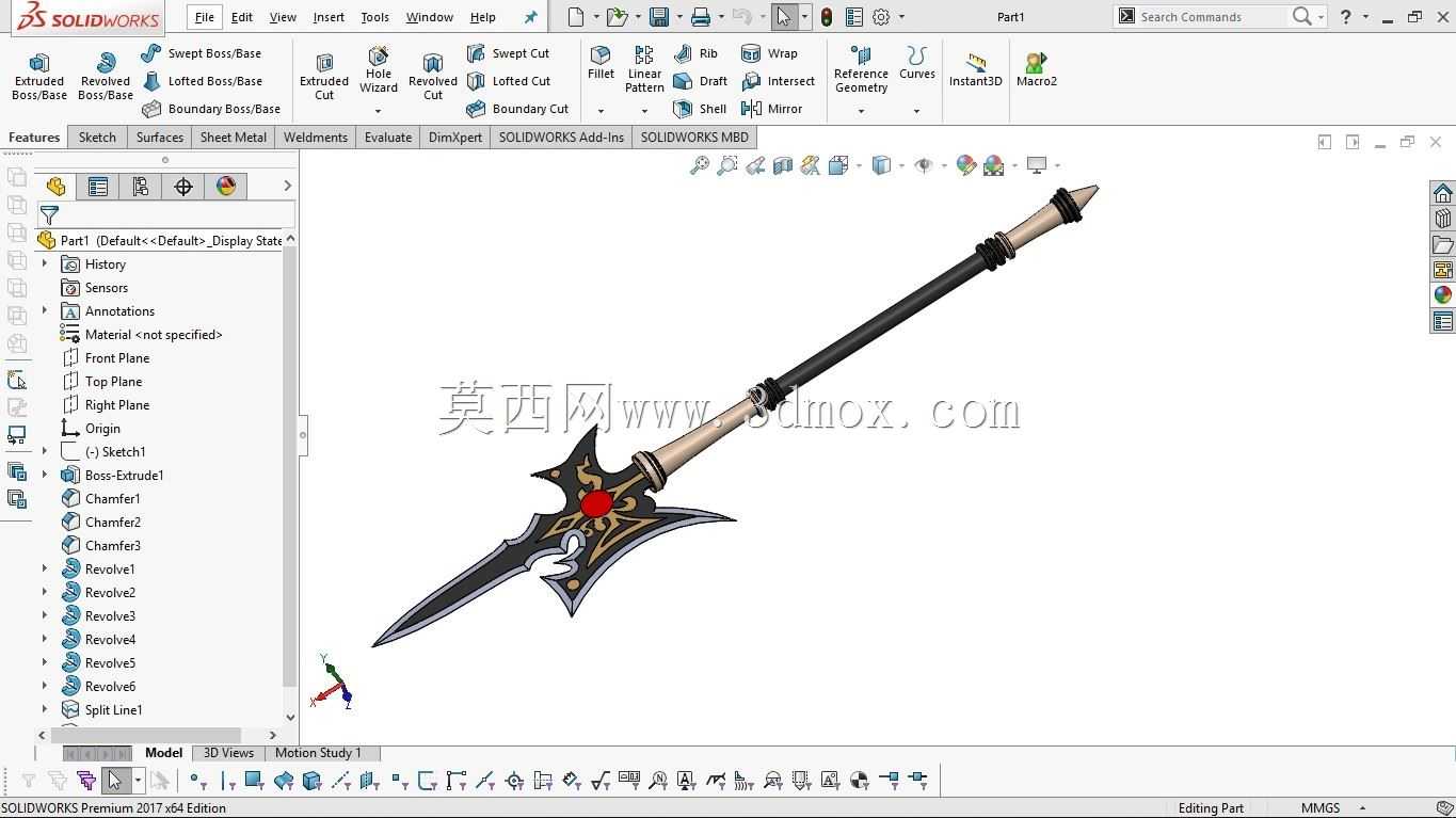 ¬�������սʿ3dģ��| Solidworks�̳�