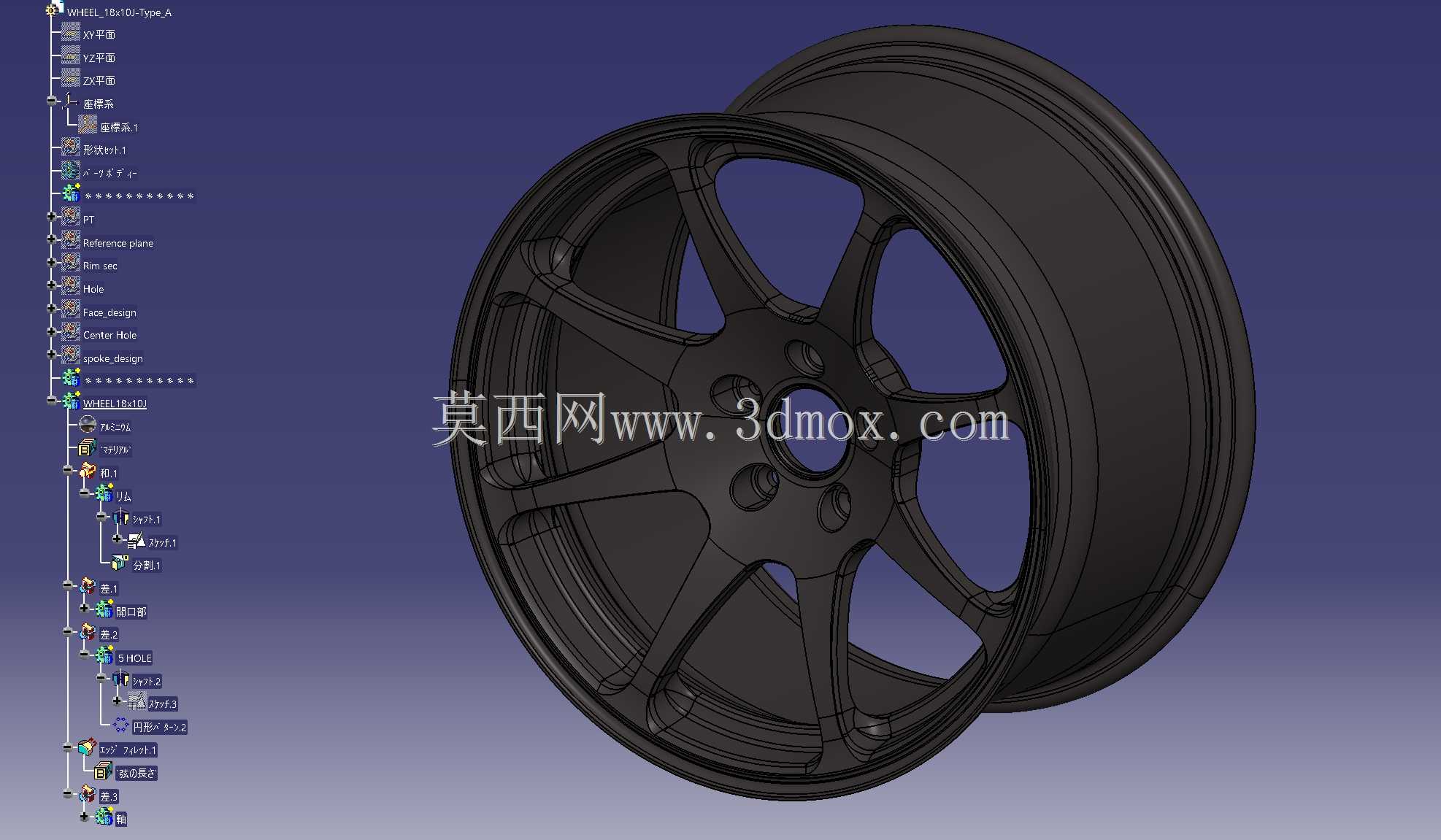 车轮_18x10J型_A