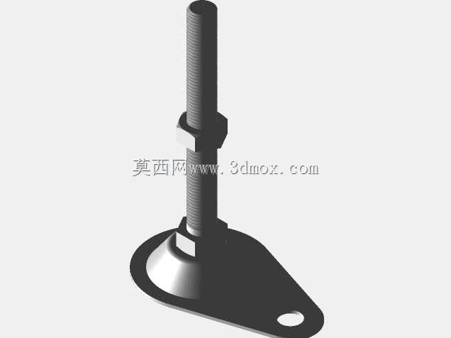镀锌铁皮调节脚平底喇叭支撑脚机械调整脚固定脚杯