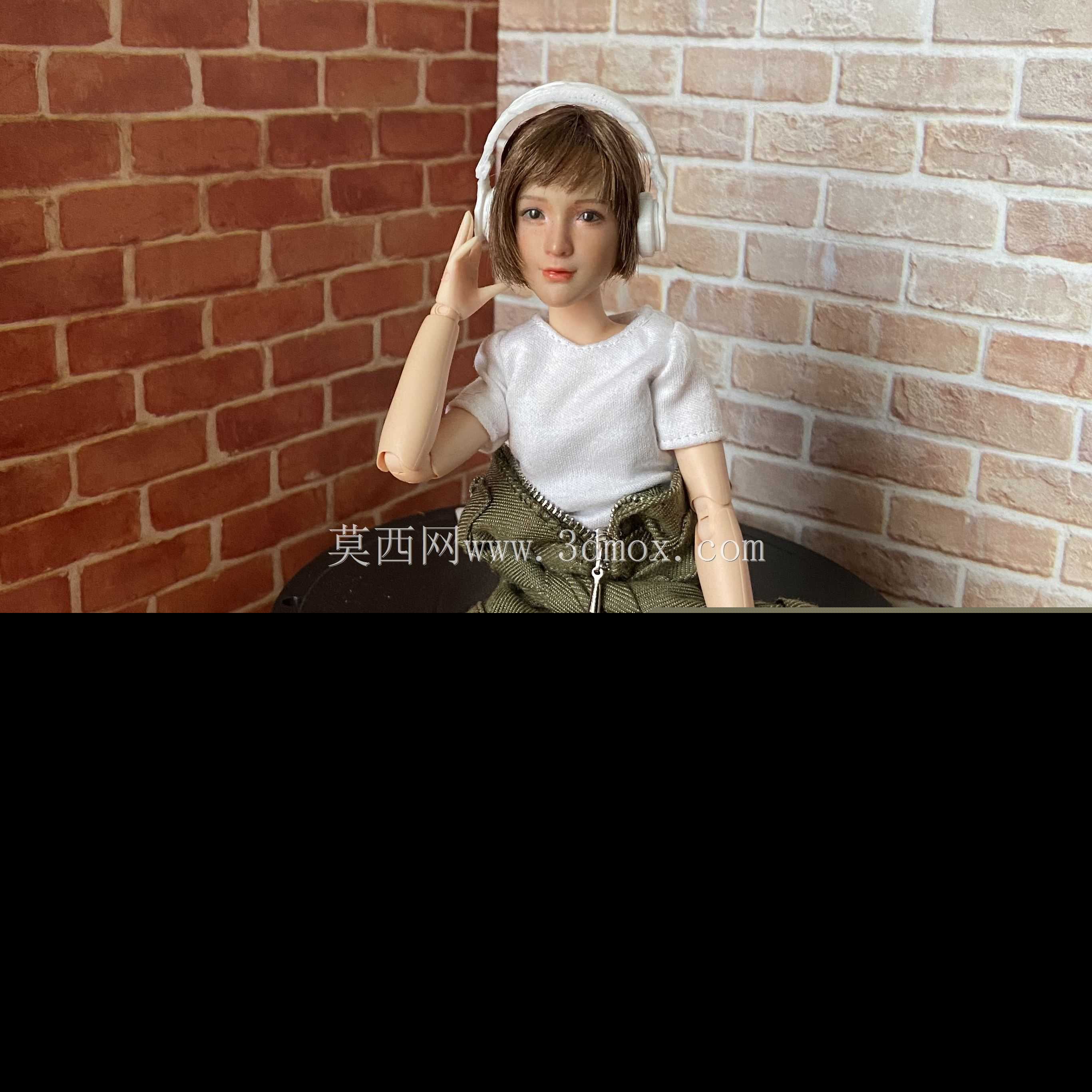 无线耳机1/6比例型号
