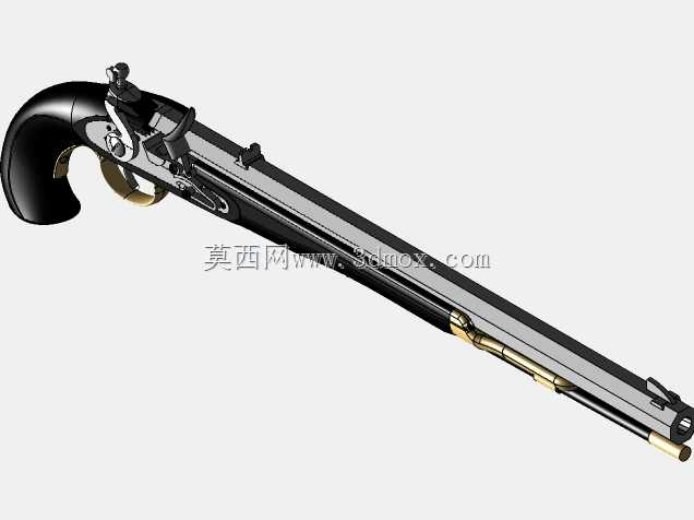 大口径燧石长手枪