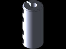 Z轴联轴器5x8mm加长