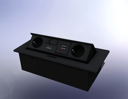 prise��Electricque+USB-Emuca Atom 26 EU